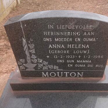 MOUTON Anna Helena nee LOUW 1923-1986