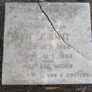 SMIT N.J.  1866-1934