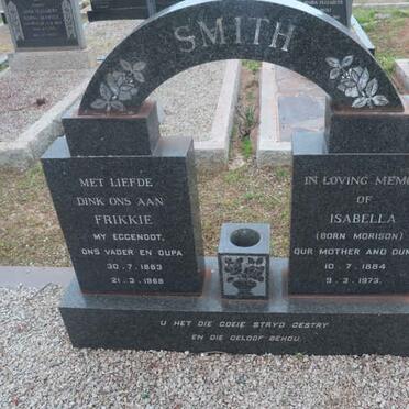 SMITH Frikkie 1883-1968 &amp; Isabella MORISON 1884-1973