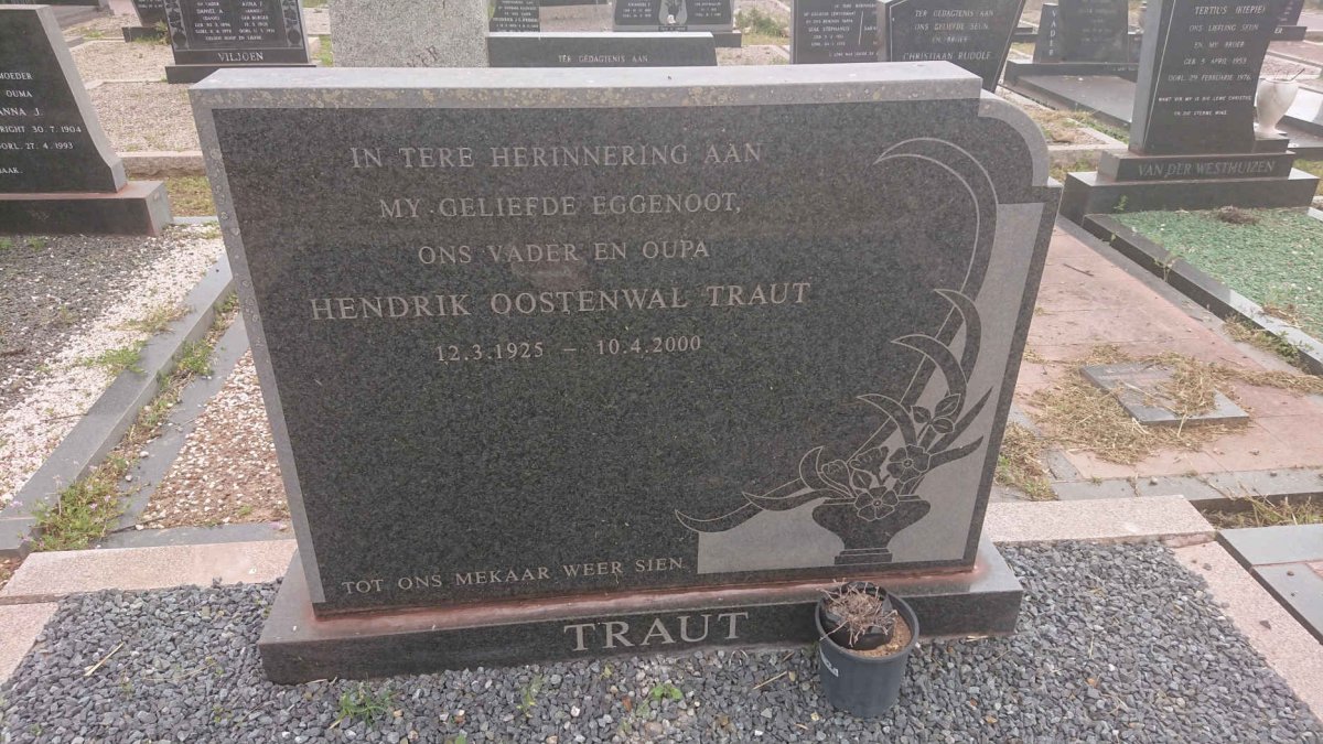 TRAUT Hendrik Oostenwal 1925-2000