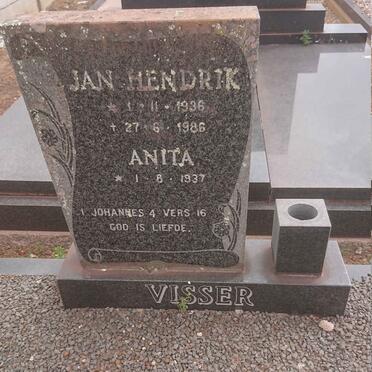 VISSER Jan Hendrik 1936-1986 &amp; Anita 1937-