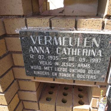 VERMEULEN Anna Catherina 1935-1997