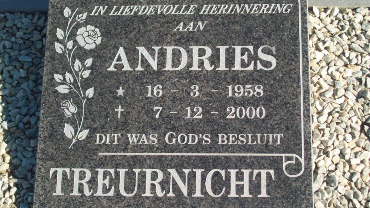 TREURNICHT Andries 1958-2000