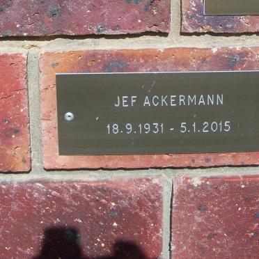 ACKERMANN Jef 1931-2015