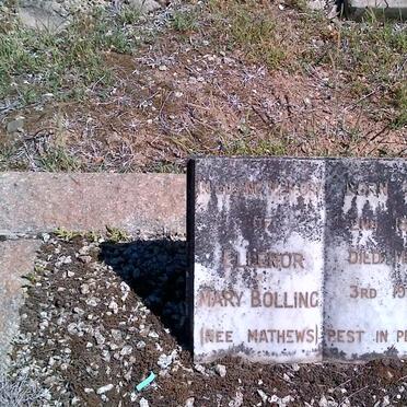 BOLLING Ellenor Mary nee MATHEWS 1880-1952