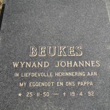 BEUKES Wynand Johannes 1950-1992