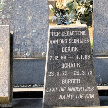 BURGER Derick 1968-1969 :: BURGER Schalk 1973-1973