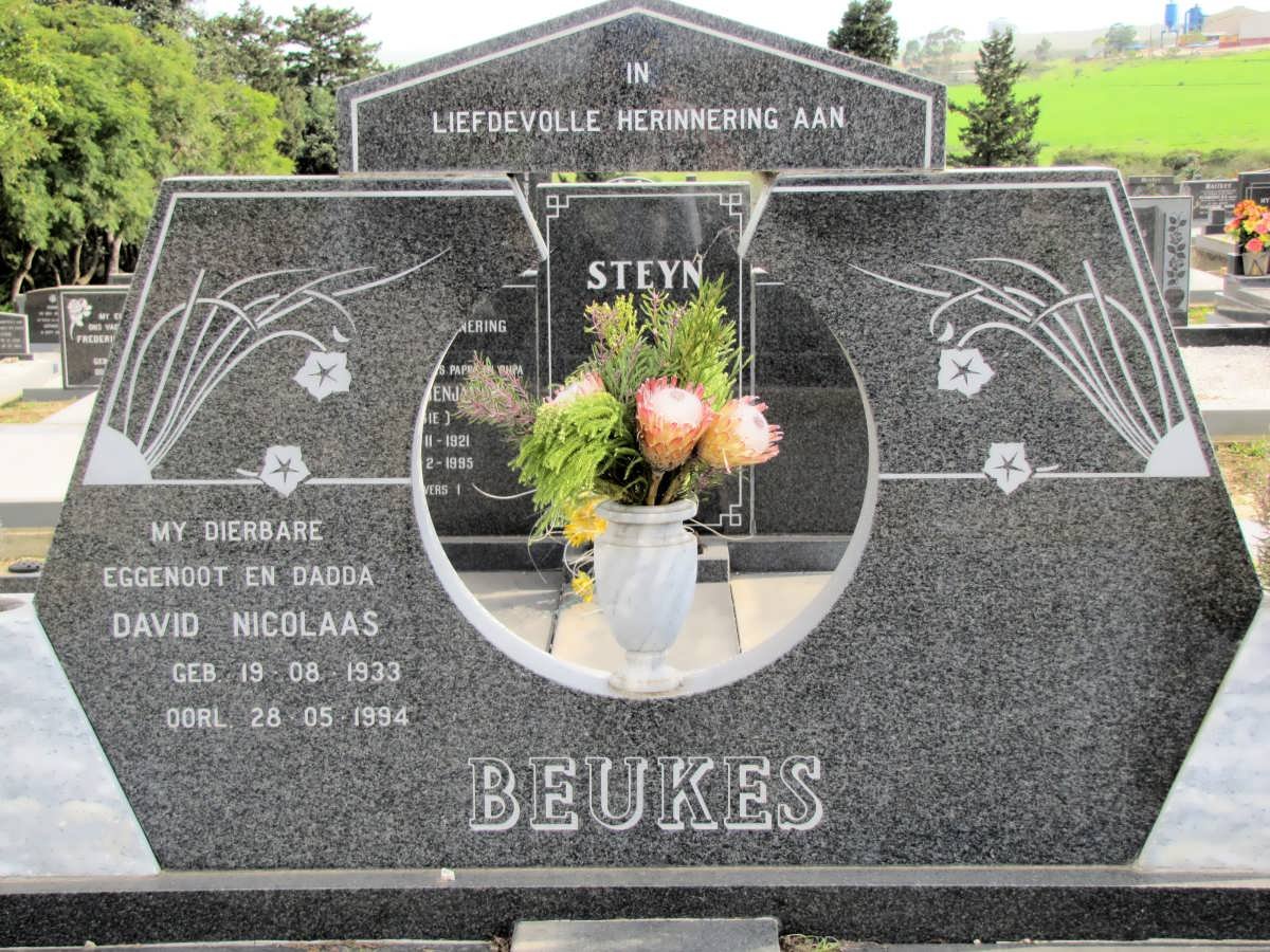 BEUKES David Nicolaas 1933-1994