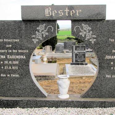 BESTER Johannes Jurie 1897-1976 &amp; Helena Barendina 1906-1975