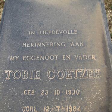 COETZEE Tobie 1930-1984