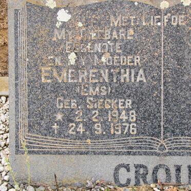 CROUS Emerenthia nee SIECKER 1948-1976
