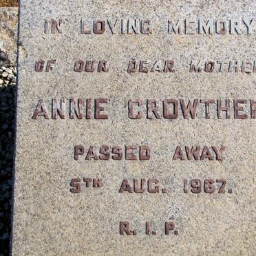 CROWTHER Annie -1967