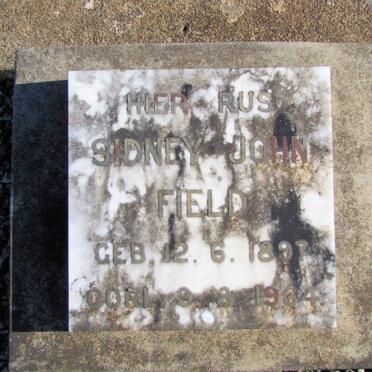 FIELD Sidney John 1897-1964