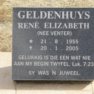 GELDENHUYS Rene Elizabeth nee VENTER 1955-2005