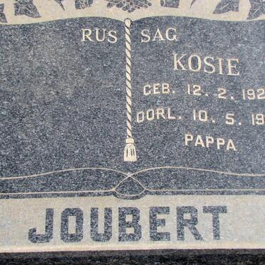 JOUBERT Kosie 1924-1972
