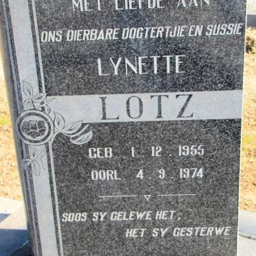 LOTZ Lynette 1955-1974