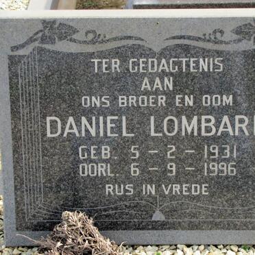 LOMBARD Daniel 1931-1996