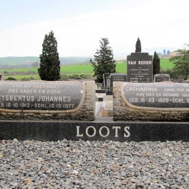 LOOTS Gysbertus Johannes 1912-1977 &amp; Susanna Catharina 1920-1999