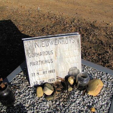 NIEUWENHUYS Gerhardus Marthinus 1953-1955
