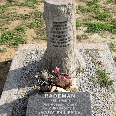 RADEMAN Johannes N. 1913-1952 &amp; Jacoba Philippina SWART 1914-1999