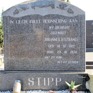 STIPP Johannes Stephanus 1922-1974