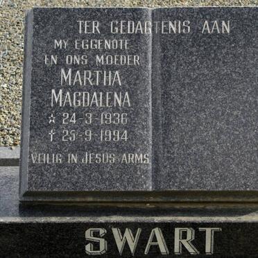SWART Martha Magdalena 1936-1994