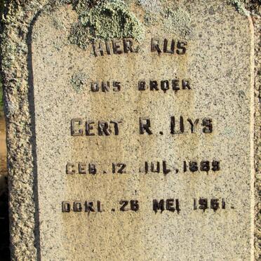 UYS Gert R. 1889-1961