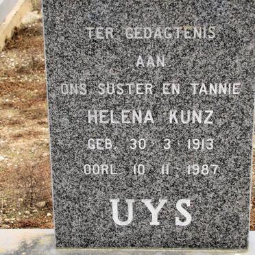 UYS Helena Kunz 1913-1987