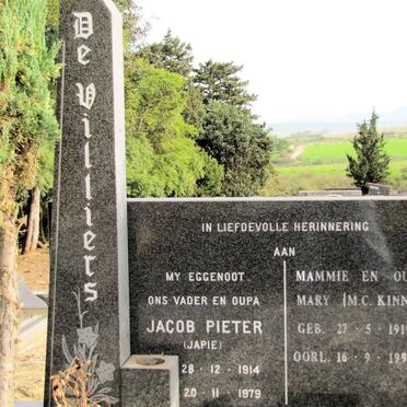 VILLIERS Jacob Pieter, de 1914-1979 &amp;  M.C. KINNON 1919-1997 