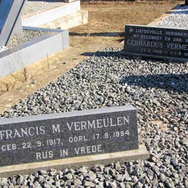 VERMEULEN Gerhardus 1908-1979 :: VERMEULEN Francis M. 1917-1994
