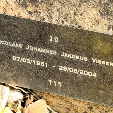 VISSER Nicolaas Johannes Jakobus 1961-2004