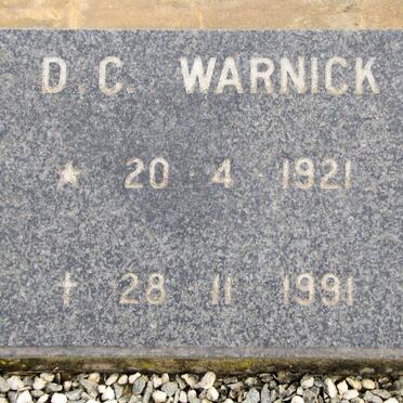 WARNICK D.C. 1921-1991