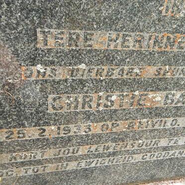 BASSON Christie 1933-1946