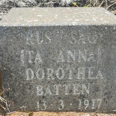 BATTEN Dorothea 1917-