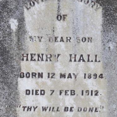 HALL Henry 1894-1912