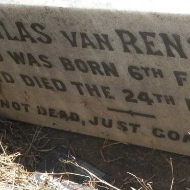 RENSBURG Douglas, van 1923-1929