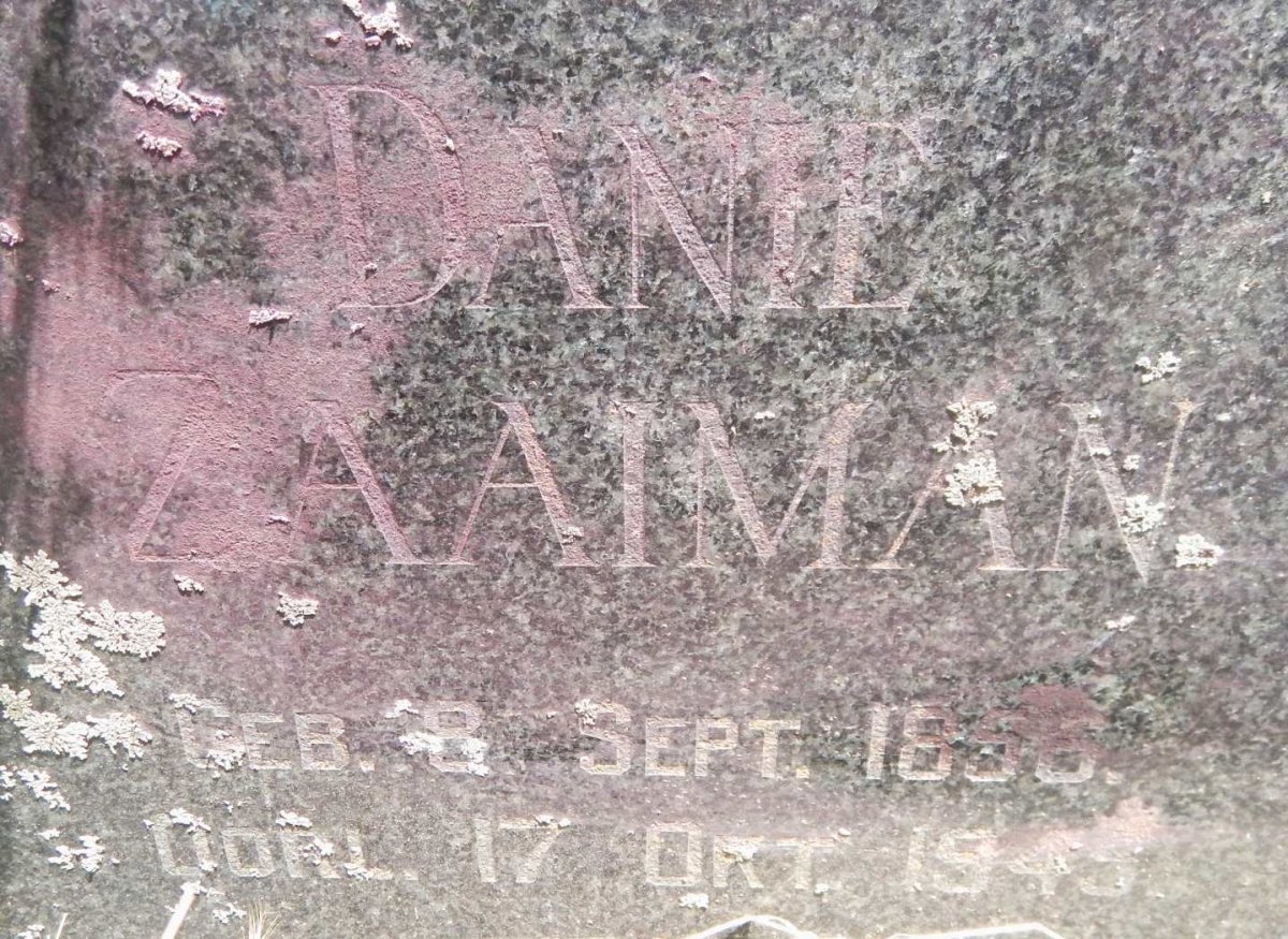 ZAAIMAN Danie 1856-194?