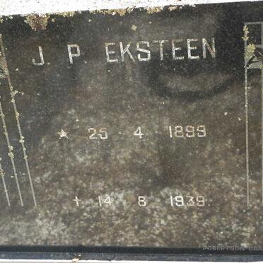 EKSTEEN J.P. 1899-1939