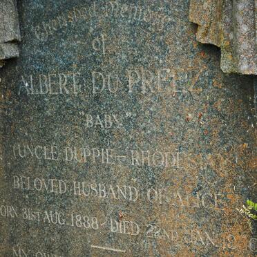 PREEZ Albert, du 1888-1950