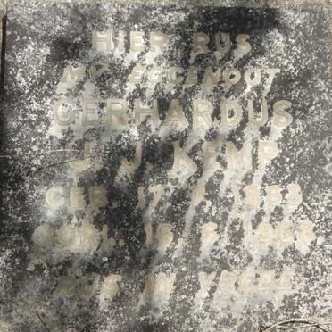 KEMP Gerhardus J.J. 1883-1958