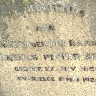 BEYERS Cornelis Pieter 1855-1924