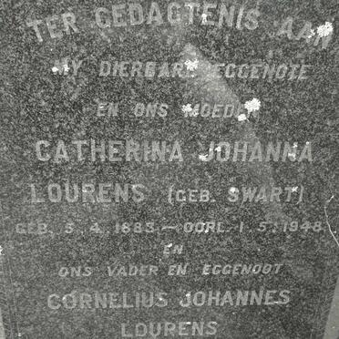 LOURENS Cornelius Johannes 1879-1955 &amp; Catherina Johanna SWART 1883-1948
