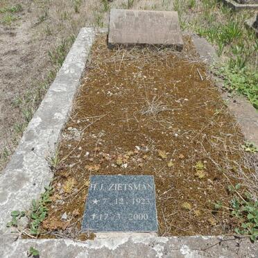 ZIETSMAN Johan P. 1874-1940 :: ZIETSMAN H.J. 1923-2000