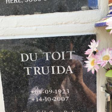 TOIT Truida, du 1923-2007