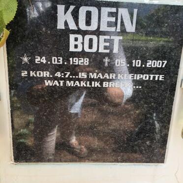 KOEN Boet 1928-2007