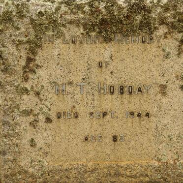 HOBDAY M.T. -1944