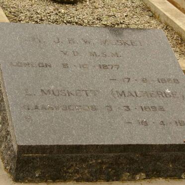 MUSKETT J.H.W.  1877-1968 &amp; L. MALHERBE 1898-1962