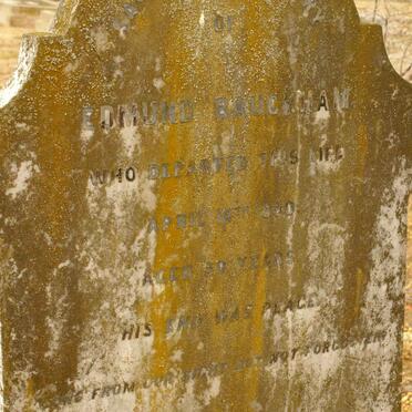 BAUCKHAM Edmund -1890