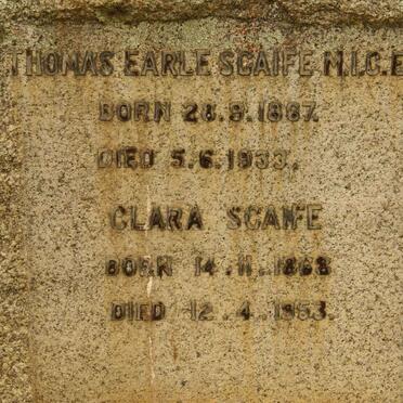 SCAIFE Thomas Earle 1867-1933 &amp; Clara 1868-1953
