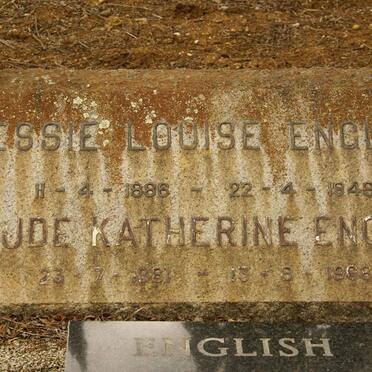 ENGLISH Maude Katherine 1881-1968 :: ENGLISH Jessie Louise 1886-1948 :: ENGLISH ?